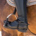 ULTRA fit EXTRA GRIP Sporen "Black Series" - Edelstahl rostfrei anthrazit, 15 mm abgerundet