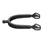 ULTRA fit EXTRA GRIP Sporen "Black Series" - Edelstahl rostfrei anthrazit, 20 mm kugelförmig