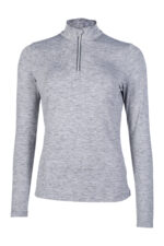 Funktionsshirt -Rosewood Melange