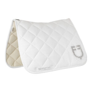 Equestro Schabracke mit Strass-Logo Dressur und Springen