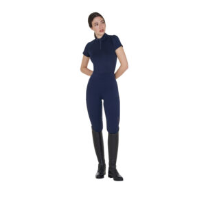 Equestro Damenreitleggings Vollbesatz mit Mesh
