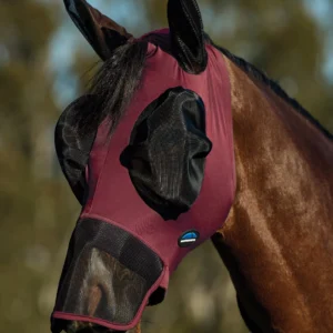 Weatherbeeta ComFiTec Luxe Stretch-Fliegenmaske mit Ohren und Nase