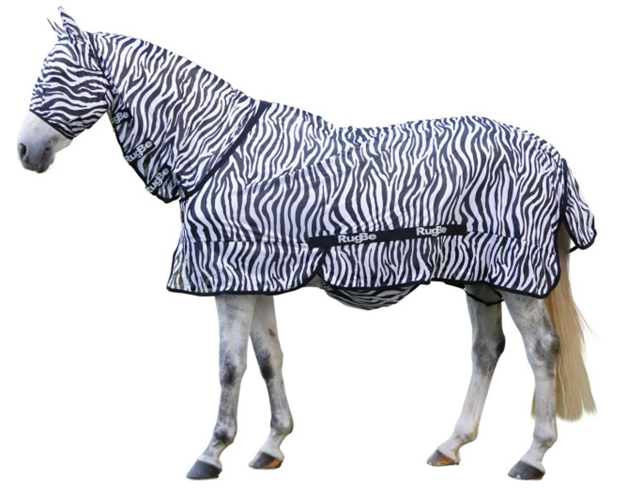 Fliegendecke Zebra inkl. Halsteil – Bild 6