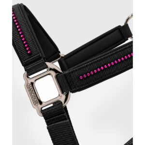 Harcour Pink October Halfterset Amour - Full/WB, black pink